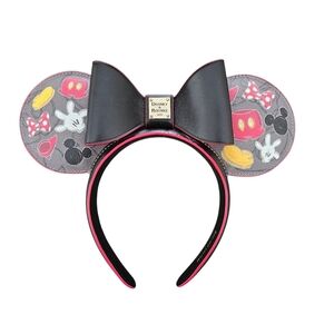 Disney x Dooney & Bourke Best Of Mickey Mouse Leather Minnie Mouse Ears Headband